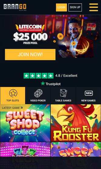brango casino Gameplay
